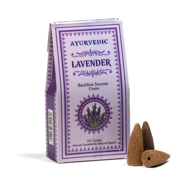 Ayurvedische Lavendel Rückfluss Weihrauchkegel