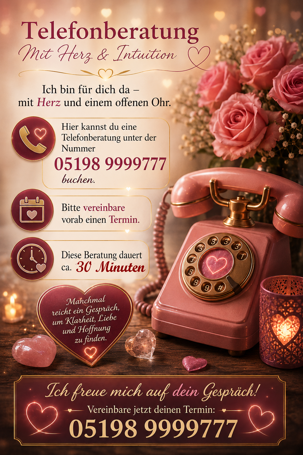 Telefonberatung 30 Minuten