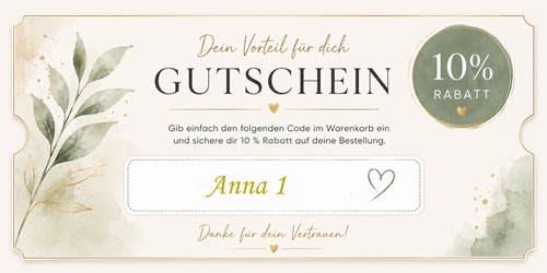10 % Gutschein – Code ANNA1